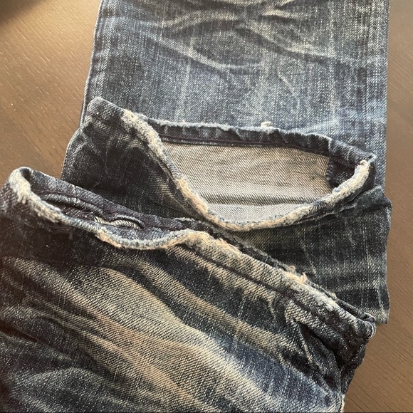 PRPS Demon Bruised Never Broken distressed blue men's Jeans Size 30 - Picture 9 of 9